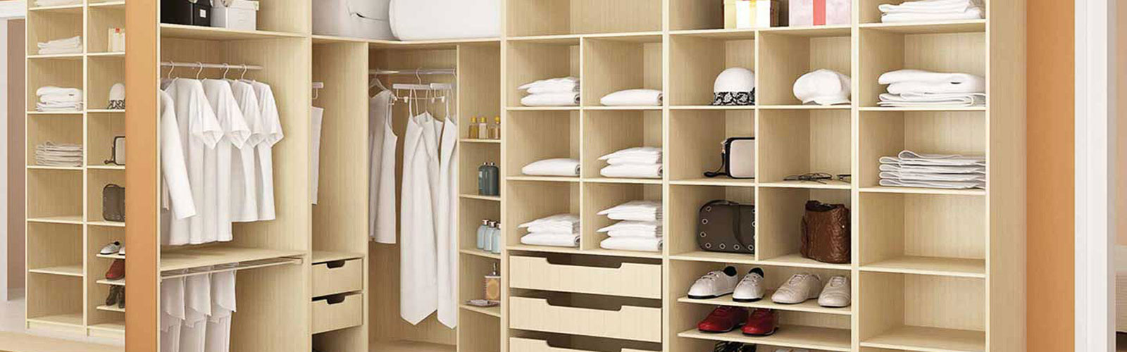 Modern Walk In Wardrobe